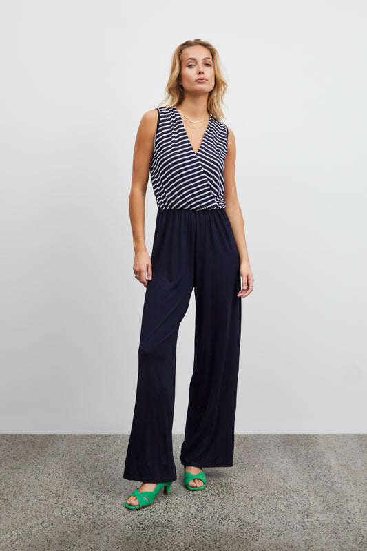 ANDREA JUMPSUIT IN NAVY BY SORBET